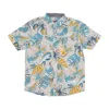Salty Crew Men's Short Sleeve Shirt Large Kine Woven Shirt Natural In Neutral