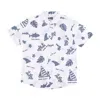 Salty Crew Men's Short Sleeve Shirt Twisted Tides Woven Shirt White In White