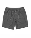 Salty Crew Men's Small Kine Volley Swim Short In Olive In Gray