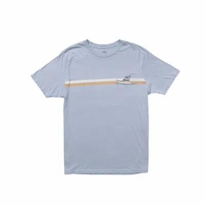 Salty Crew Men's Waterline Short Sleeve Shirt In Blue Fog