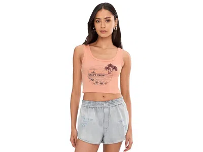 Salty Crew Out To Sea Tank Top In Orange