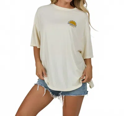 Salty Crew Palm Set Cover Up Tee In Off White In Neutral