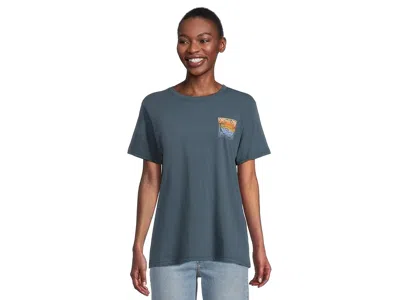 Salty Crew Posted Boyfriend T-shirts In Blue