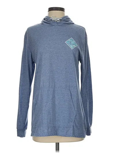 Pre-owned Salty Crew Pullover Hoodie In Blue
