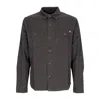 Salty Crew Ranger Men's Long Sleeve Shirt L/s Woven Faded Black In Faded Black