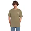 Salty Crew Red Fish Classic T-shirts Men's Dusty Olive Short Sleeve Red195 In Green