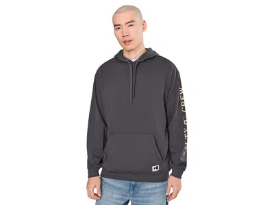 Salty Crew Refuge Fleece Men's Sweatshirt Dark Grey: Sm, Cotton/polyester In Gray