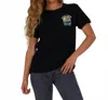 Salty Crew Sail Away Boyfriend Tee In Black In Black