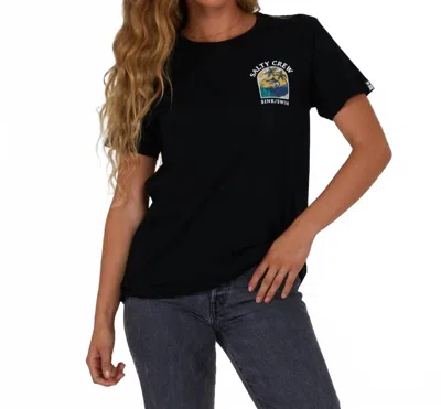 Salty Crew Sail Away Boyfriend Tee In Black
