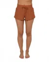 Salty Crew Seafarer Swim Short In Sierra In Brown