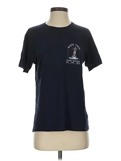 Pre-owned Salty Crew Short Sleeve T-shirt In Blue