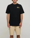 Salty Crew Sketchy Alpha T-shirt Men's Black 100% Cotton Short Sleeve Gbo1255 In Black
