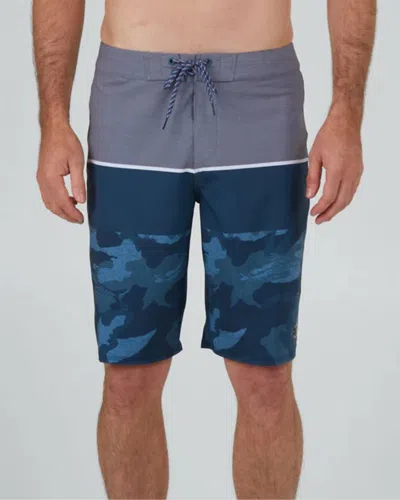 Salty Crew Stacked Boardshort In Blue Camo