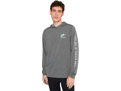 Salty Crew Surface Hood Sunshirt In Gray