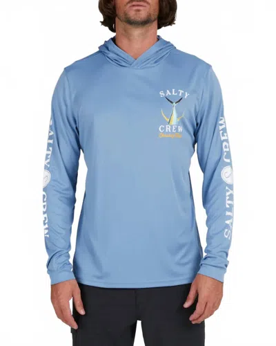 Salty Crew Tailed Hood Sunshirt In Marine Blue