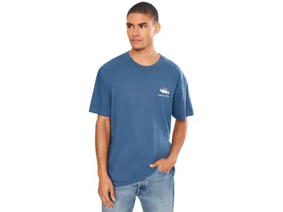 Salty Crew Throttle Classic Short Sleeve T-shirts Men's T Shirt Cast Blue: Md, Cotton