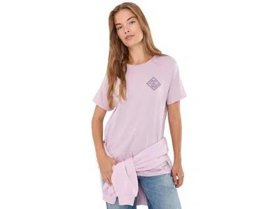 Salty Crew Tippet Fill Boyfriend T-shirts Women's Clothing Pale Orchid: Xl, Cotton In Pink