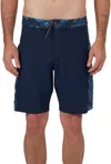Salty Crew Transom Utility Boardshorts In Blue Camo In Blue