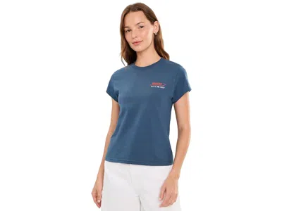 Salty Crew Whaler Modern Tee Women's Clothing Midnight Navy: Lg