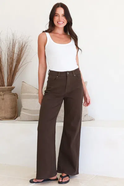 Salty Crush Samieka Jeans - Highwaisted Wide Leg Jean In White