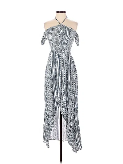 Pre-owned Salty Lemon Casual Dress In Blue