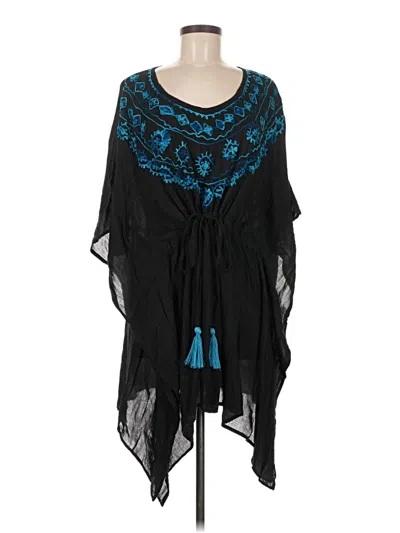 Pre-owned Salty Lemon Kimono In Black