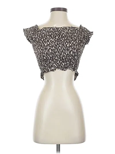 Pre-owned Salty Lemon Tube Top Ivory Strapless Neckline Tops
