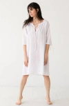 Salua Antoinette Off-shoulder Cotton Tunic In White