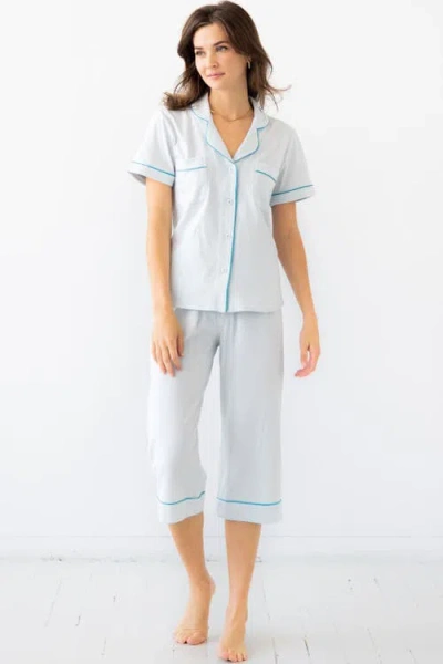 Salua Classic Luxury Capri Pajamas In Multi
