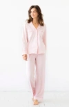 Salua Classic Luxury Pajamas In Pink