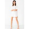 Salua Easy Boatneck Nightshirt In White