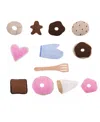 Salus Brands Popohver Pretend Play Plush Baking Donuts Pastries Food Playset In Multi