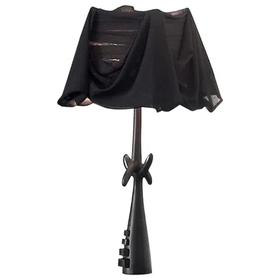 Pre-owned Salvador Dali 20thcentury Black Limited Ed. Sculptural Table Lamp Model Cajones Salvador Dalí