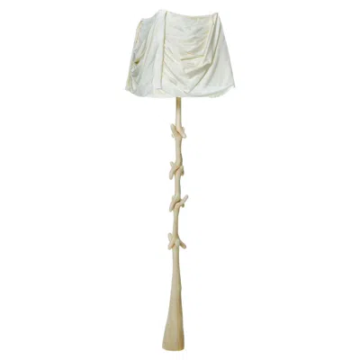 Pre-owned Salvador Dali Contemporary Lime-wood Muletas Lamp Sculpture By Bd In Sand