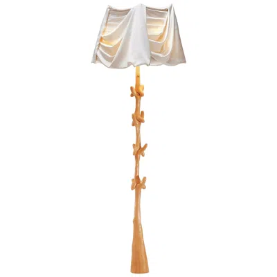Pre-owned Salvador Dali Contemporary Lime-wood Muletas Lamp Sculpture By Bd In Sand