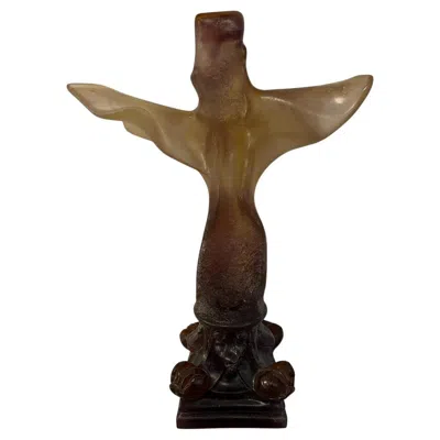 Pre-owned Salvador Dali Rare Masterpiece  Leibnitz Cross Daum Nancy, Surrealism 1974 France In Brown