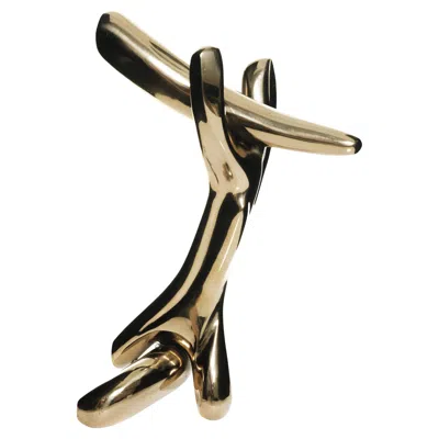 Pre-owned Salvador Dali Surrealist Design Rinocerontico Door Handle By Salvador Dalí Polished Cast Brass In Gold