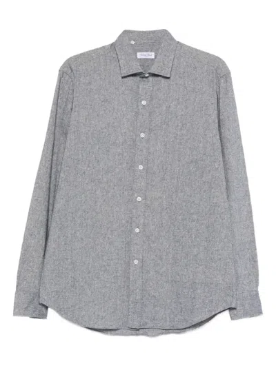 Salvatore Piccolo Cotton Shirt In Gray
