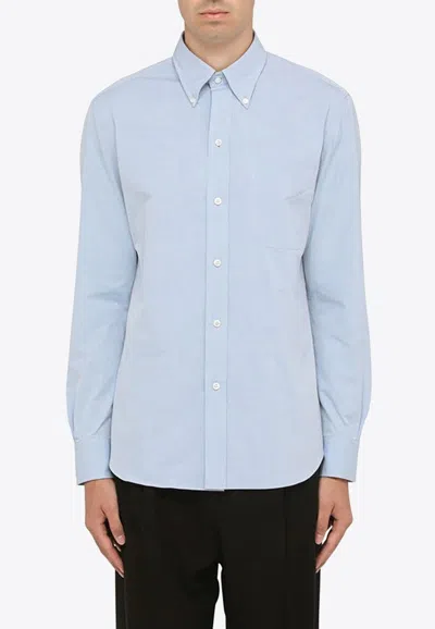 SALVATORE PICCOLO LONG-SLEEVED BUTTON-DOWN SHIRT