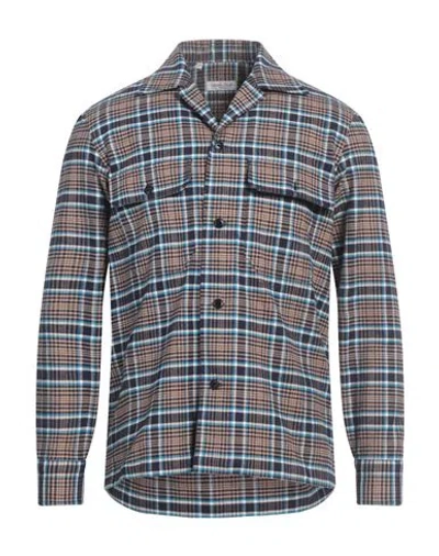 Salvatore Piccolo Man Shirt Sand Size S Cotton
