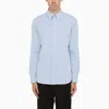 Salvatore Piccolo Men's Blue Cotton Poplin Button-down Shirt
