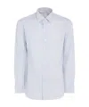 Salvatore Piccolo Striped Long-sleeved Shirt In White