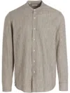 Salvatore Piccolo Striped Shirt Shirt And Blouse Multicolor In Neutrals