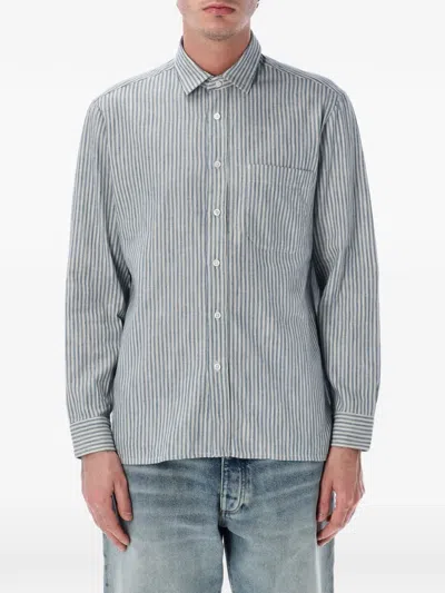 Salvatore Piccolo Tahiti Striped Shirt In Blue