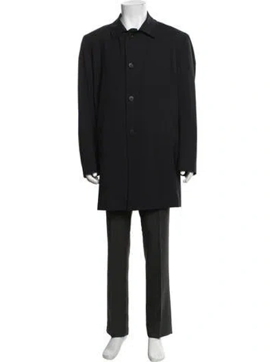 Pre-owned Salvatore Piccolo Virgin Wool Two-piece Blazer In Black