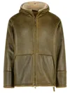 Salvatore Santoro Army Leather Jacket In Green