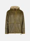 Salvatore Santoro Army Leather Jacket In Green