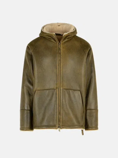 SALVATORE SANTORO ARMY LEATHER JACKET