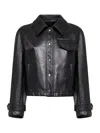 Salvatore Santoro Leather Jacket In Black