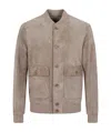 Salvatore Santoro Lamb Leather Jacket With Button-up Front